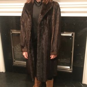 Mink Coat - mahogany full lenth